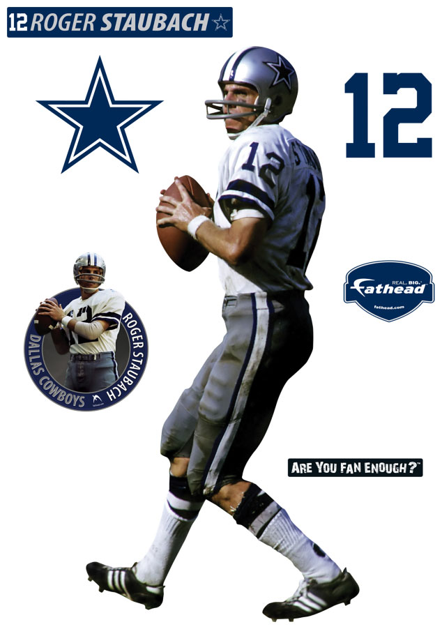 Zoom - Roger Staubach Fathead , HD Wallpaper & Backgrounds