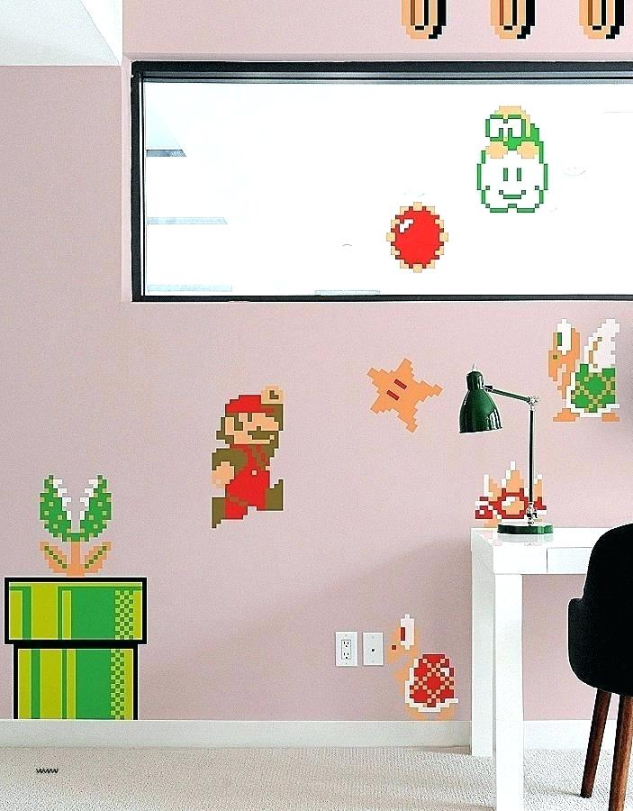 Super - 8 Bit Mario Wall Stickers , HD Wallpaper & Backgrounds