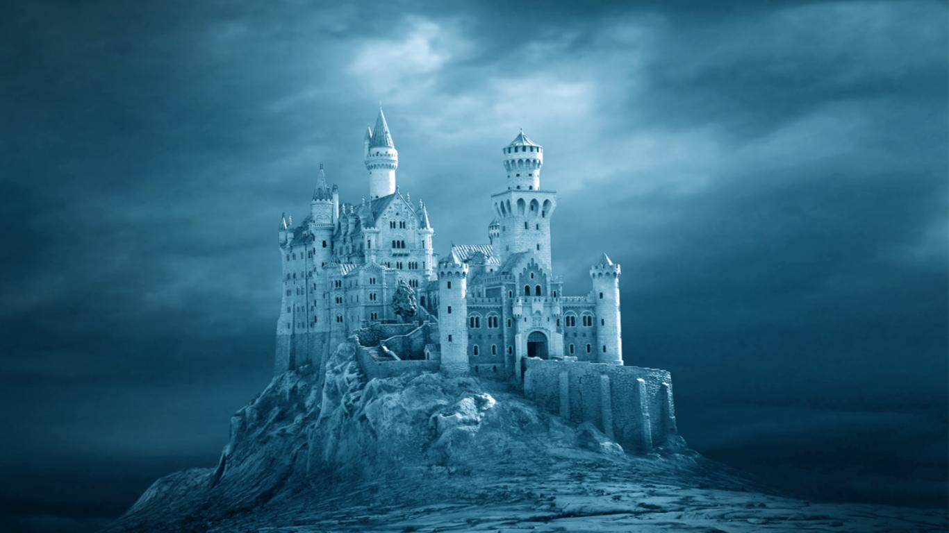 Romantic Castle Wallpaper - Ice Castle Background , HD Wallpaper & Backgrounds