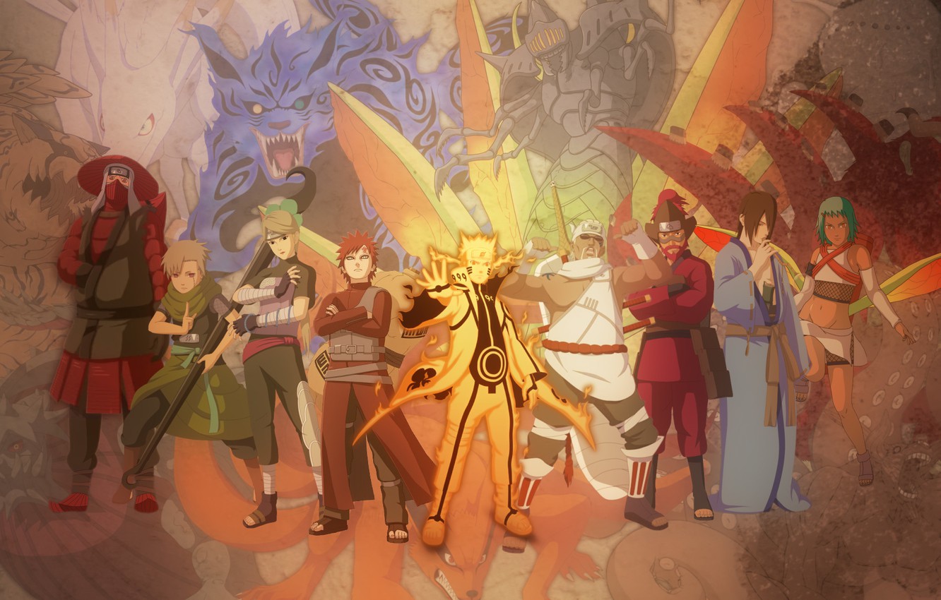 Photo Wallpaper Naruto, Anime, Killer Bee, Han, Roush, - Desktop Wallpaper Naruto Shippuden , HD Wallpaper & Backgrounds