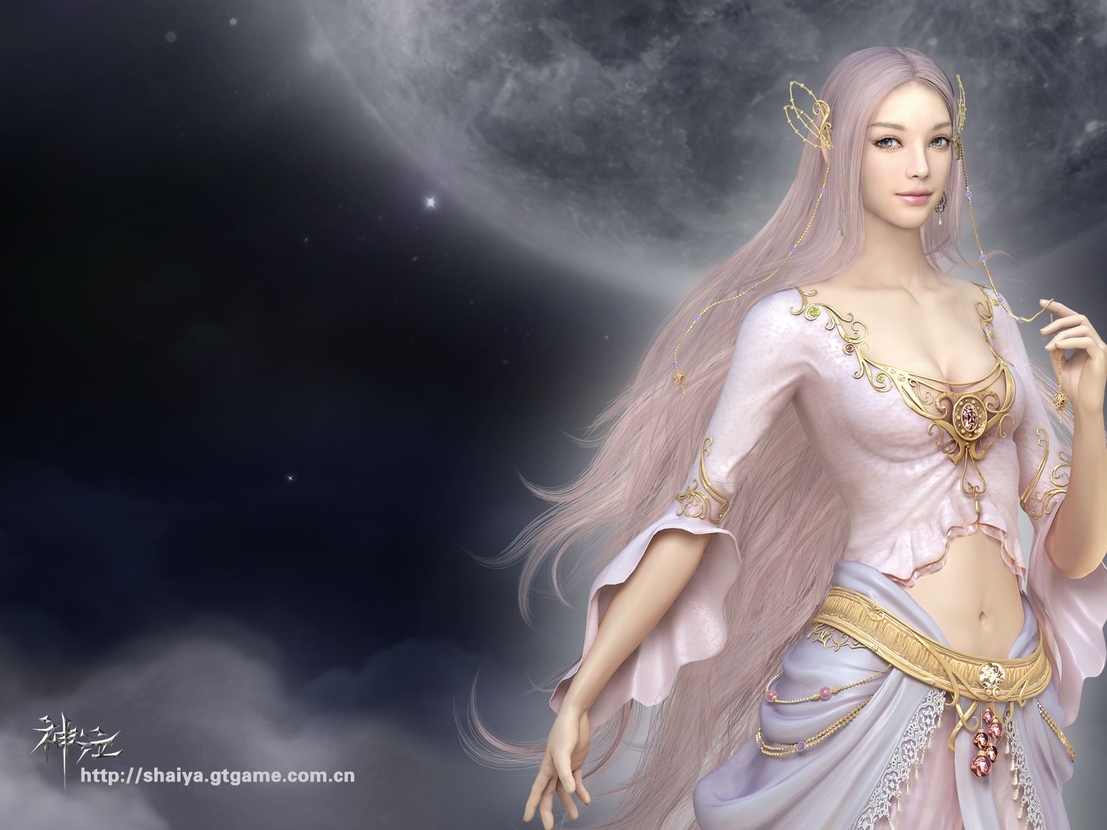 Shaiya Wallpaper Goddess 1 /5 - Fantasy Goddess Of Light , HD Wallpaper & Backgrounds