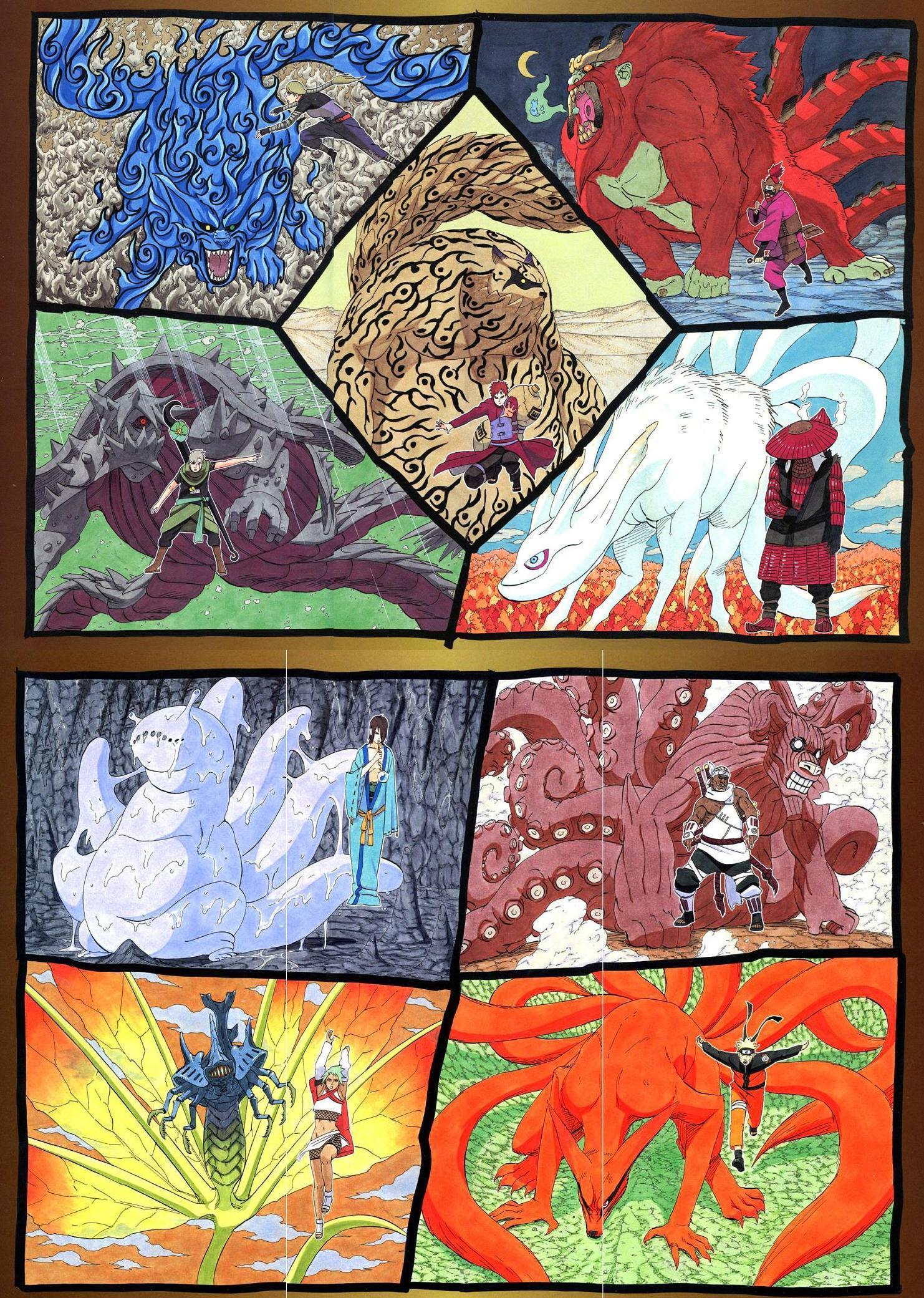Naruto Shippuuden Images The Jinchuuriki And Their - Bijuu Naruto , HD Wallpaper & Backgrounds