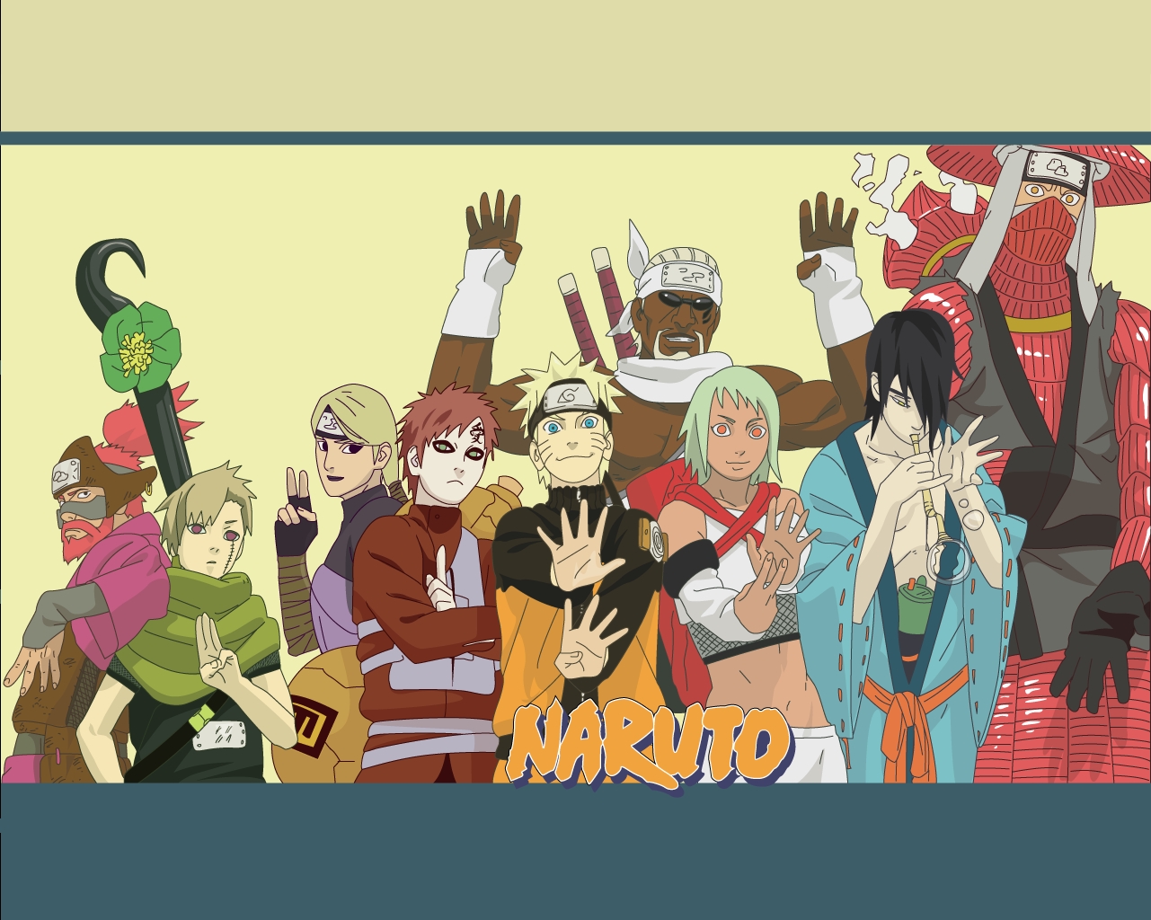 Naruto Shippuden Gaara Naruto Uzumaki Jinchuuriki Killer - Naruto Wallpaper Laptop Hd , HD Wallpaper & Backgrounds