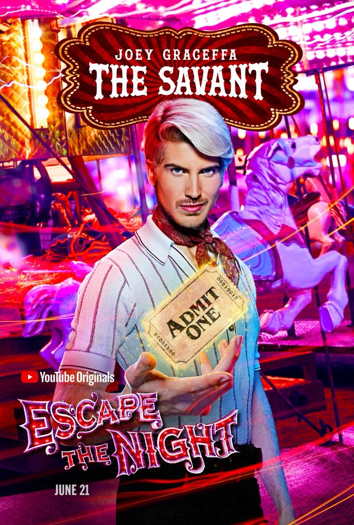 Escape The Night Images Joey Graceffa - Joey Graceffa Escape The Night Season 3 , HD Wallpaper & Backgrounds