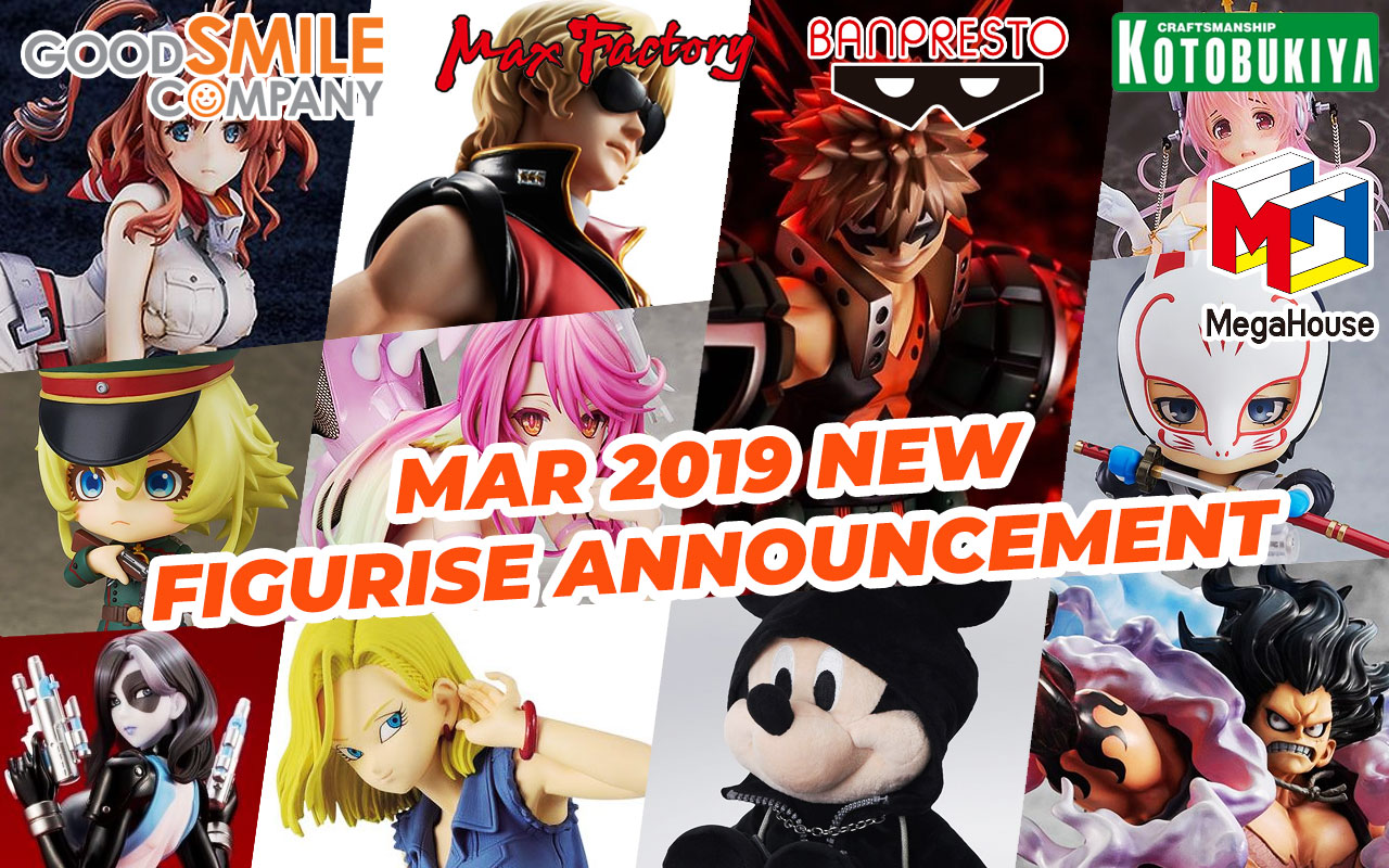 March 2019 New Figurise Announcement - Cartoon , HD Wallpaper & Backgrounds