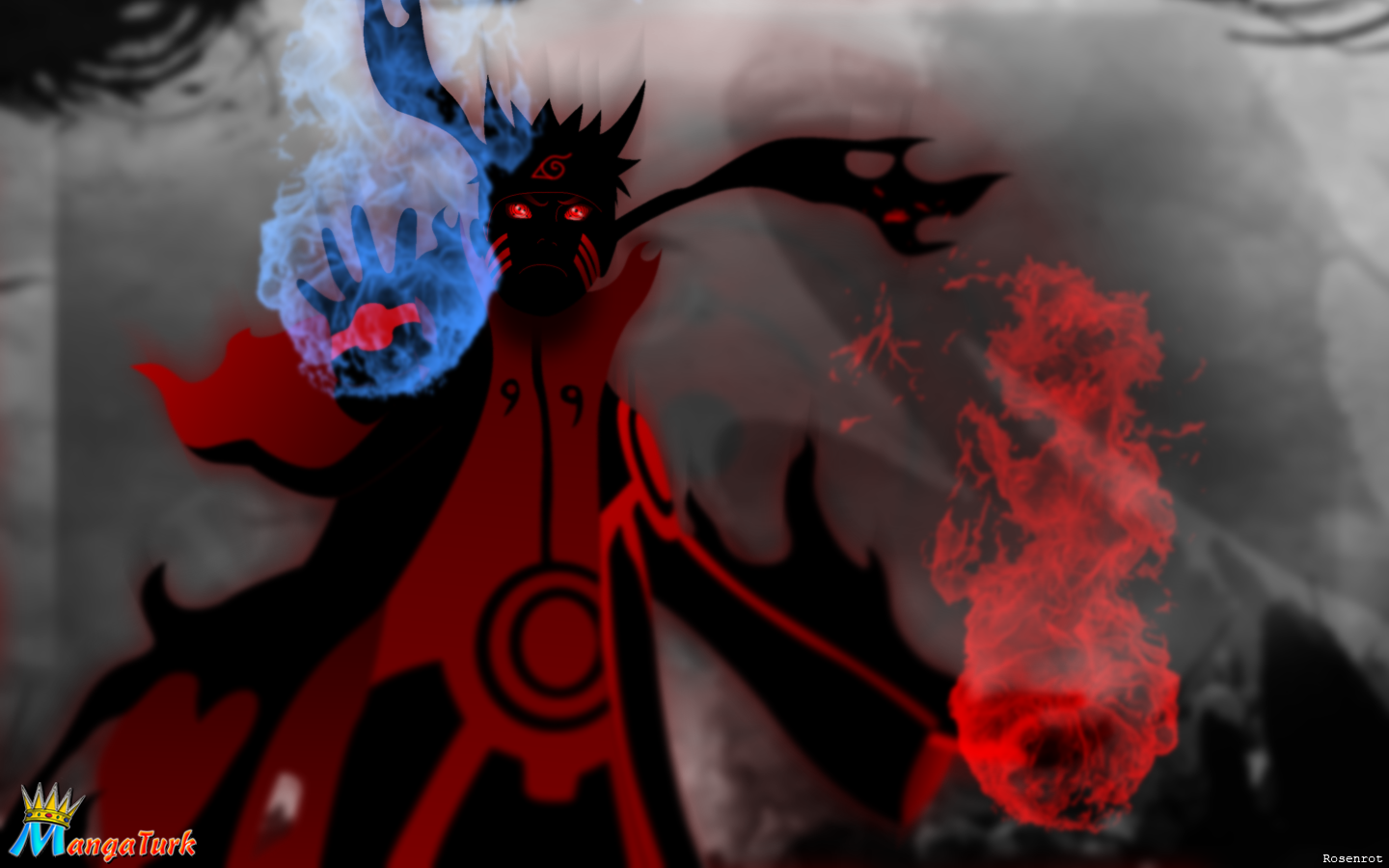 Best 41 Rikudou Sennin Wallpaper On Hipwallpaper Jiraiya - Three Tailed Beast Chakra Mode , HD Wallpaper & Backgrounds