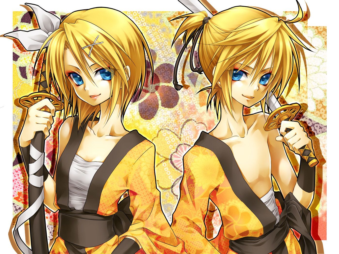 Rin And Len Kagamine Wallpaper - Vocaloid Len , HD Wallpaper & Backgrounds