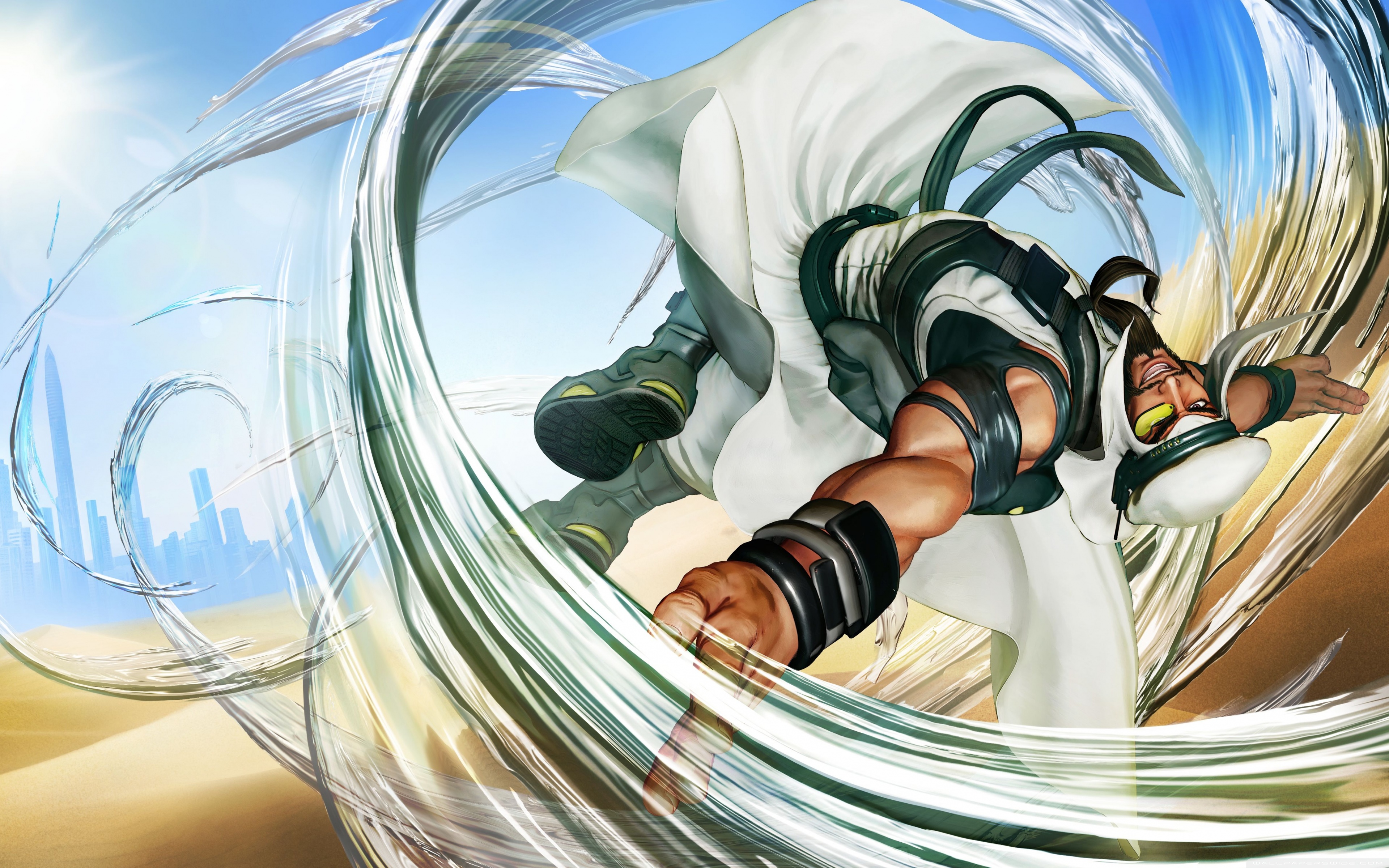 Wide - Rashid Street Fighter , HD Wallpaper & Backgrounds