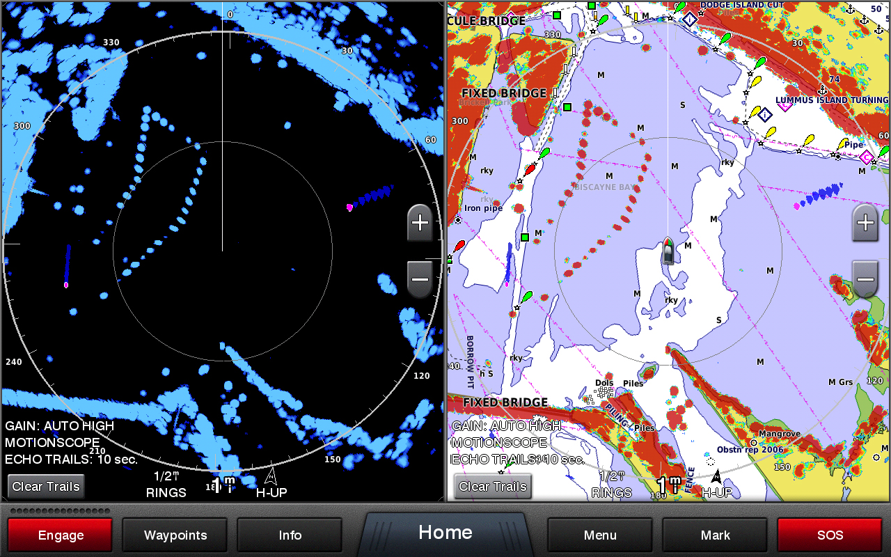 Doppler Radar Helps Boaters Avoid Collisions - Garmin Marine Radar See Storms , HD Wallpaper & Backgrounds