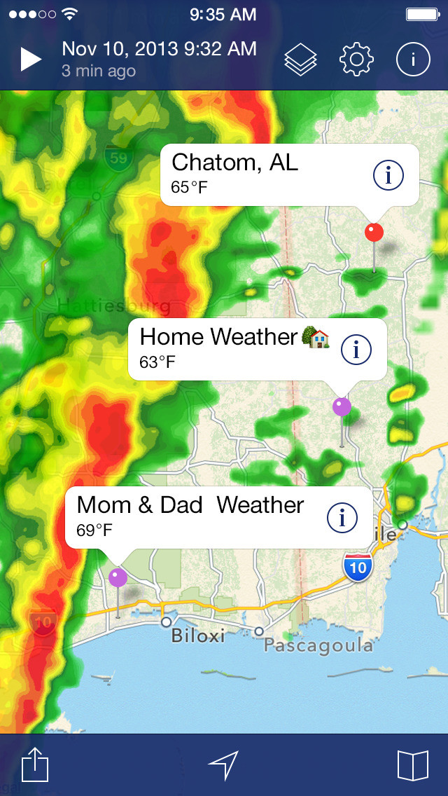 Usa Weather Map Collection Noaa Weather Radar Live - Us Weather Radar Live , HD Wallpaper & Backgrounds