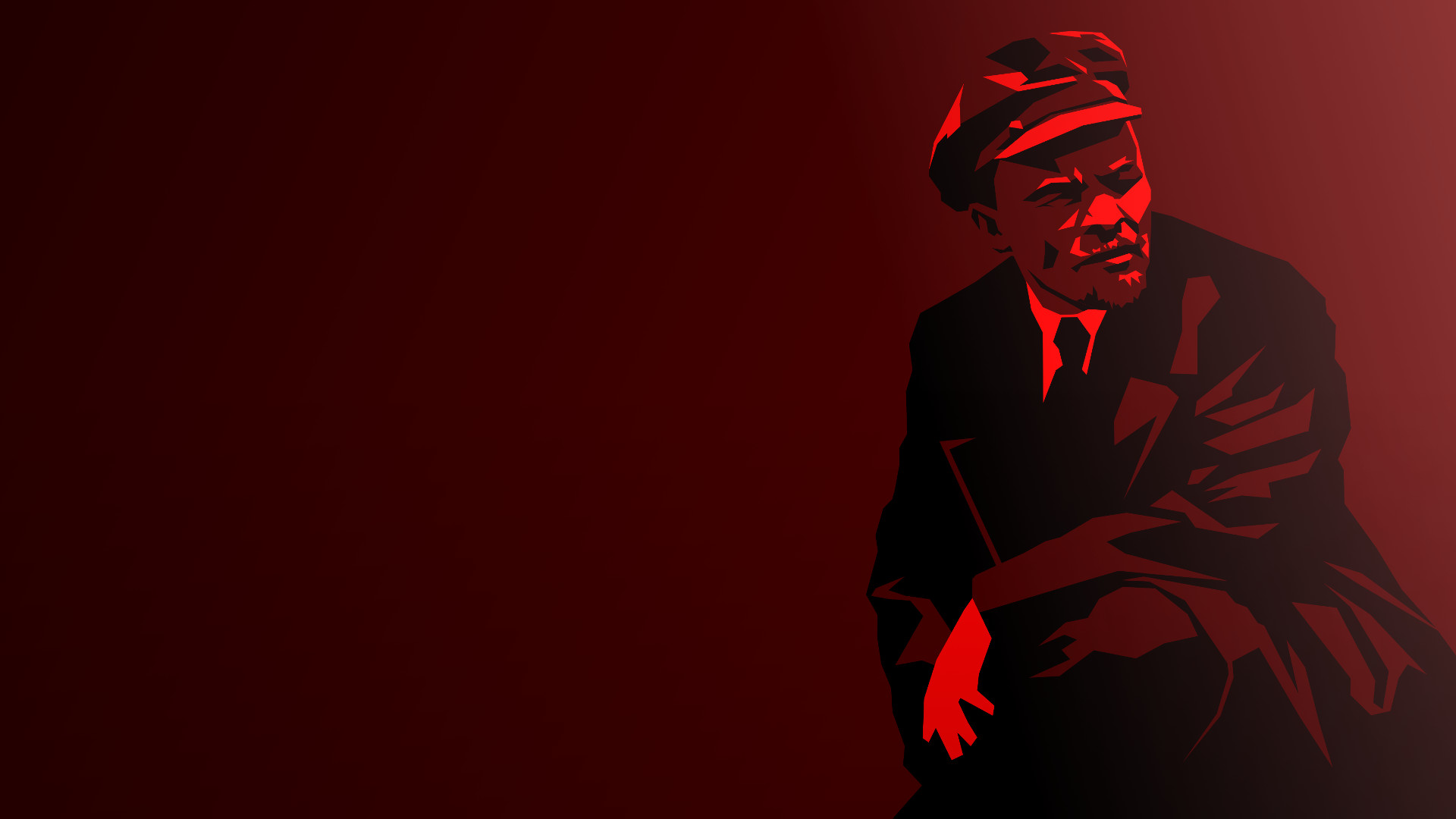 Download Now Full Hd Wallpaper Superman Communist Logo - Lenin Background , HD Wallpaper & Backgrounds