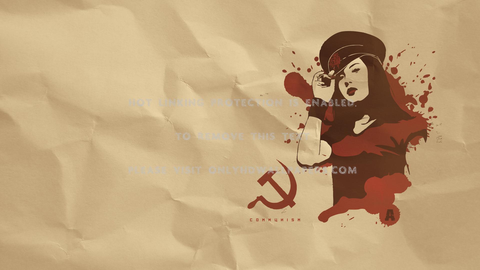 Communist Hd Wallpaper - Communist Girl , HD Wallpaper & Backgrounds