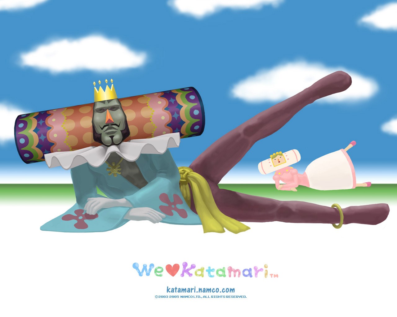 High Resolution Wallpaper Katamari Damacy Jpg 124 Kb - King Of The Cosmos Katamari , HD Wallpaper & Backgrounds