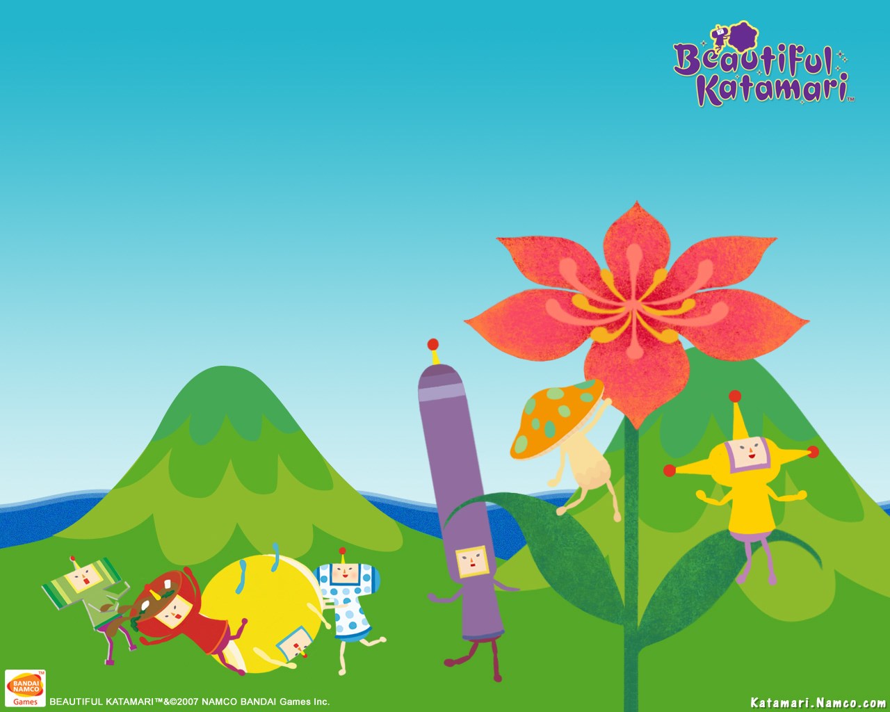 Free Wallpaper And Screensavers For Katamari Damacy - Katamari Desktop Background , HD Wallpaper & Backgrounds