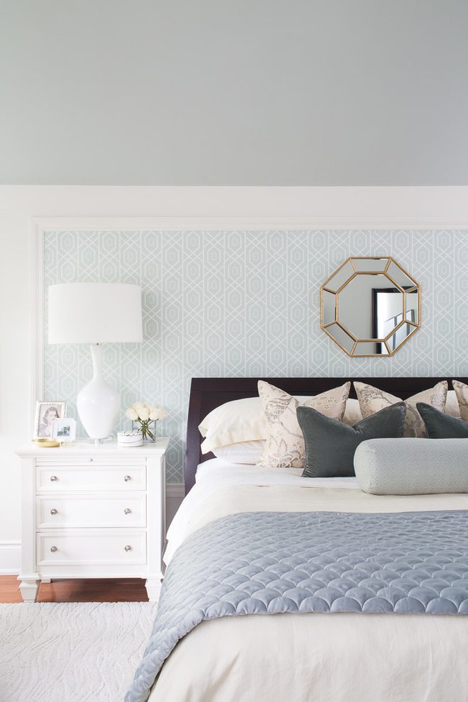 Katie Ridder Wallpaper Bedroom Traditional With Master - Bedroom , HD Wallpaper & Backgrounds