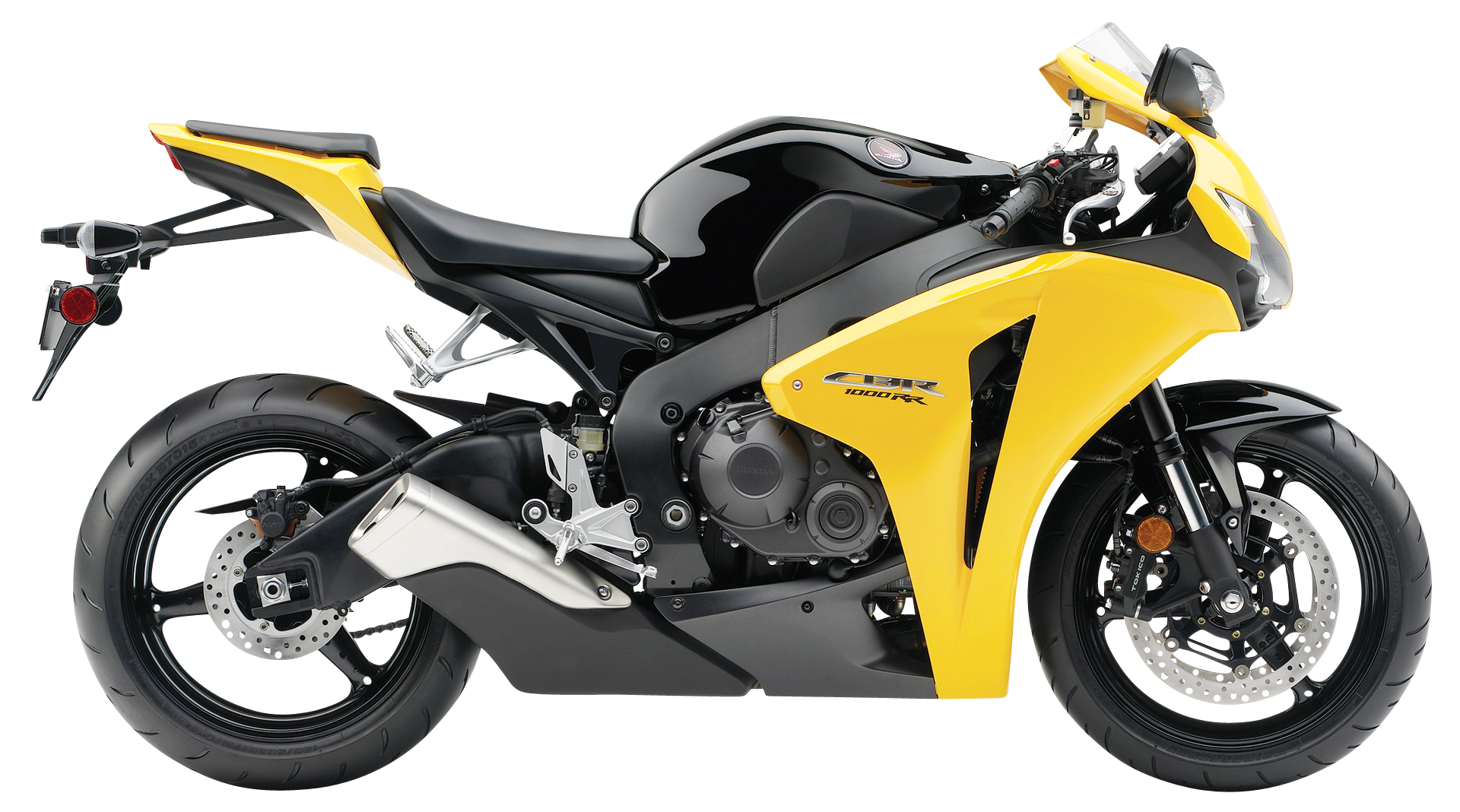 Honda Cbr 1000rr Yellow Motorcycle Bike Png Image - Honda Cbr1000rr 2009 , HD Wallpaper & Backgrounds