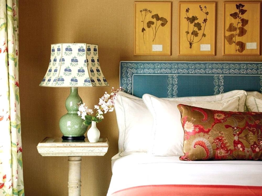 Katie Ridder Fabric In A Bedroom By The Designer Opted - Studio Couch , HD Wallpaper & Backgrounds