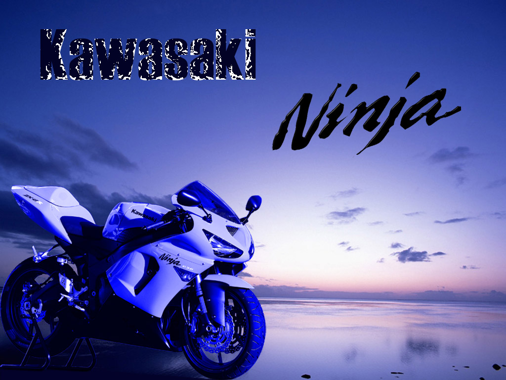 Kawasaki Ninja Wallpaper Blue , HD Wallpaper & Backgrounds