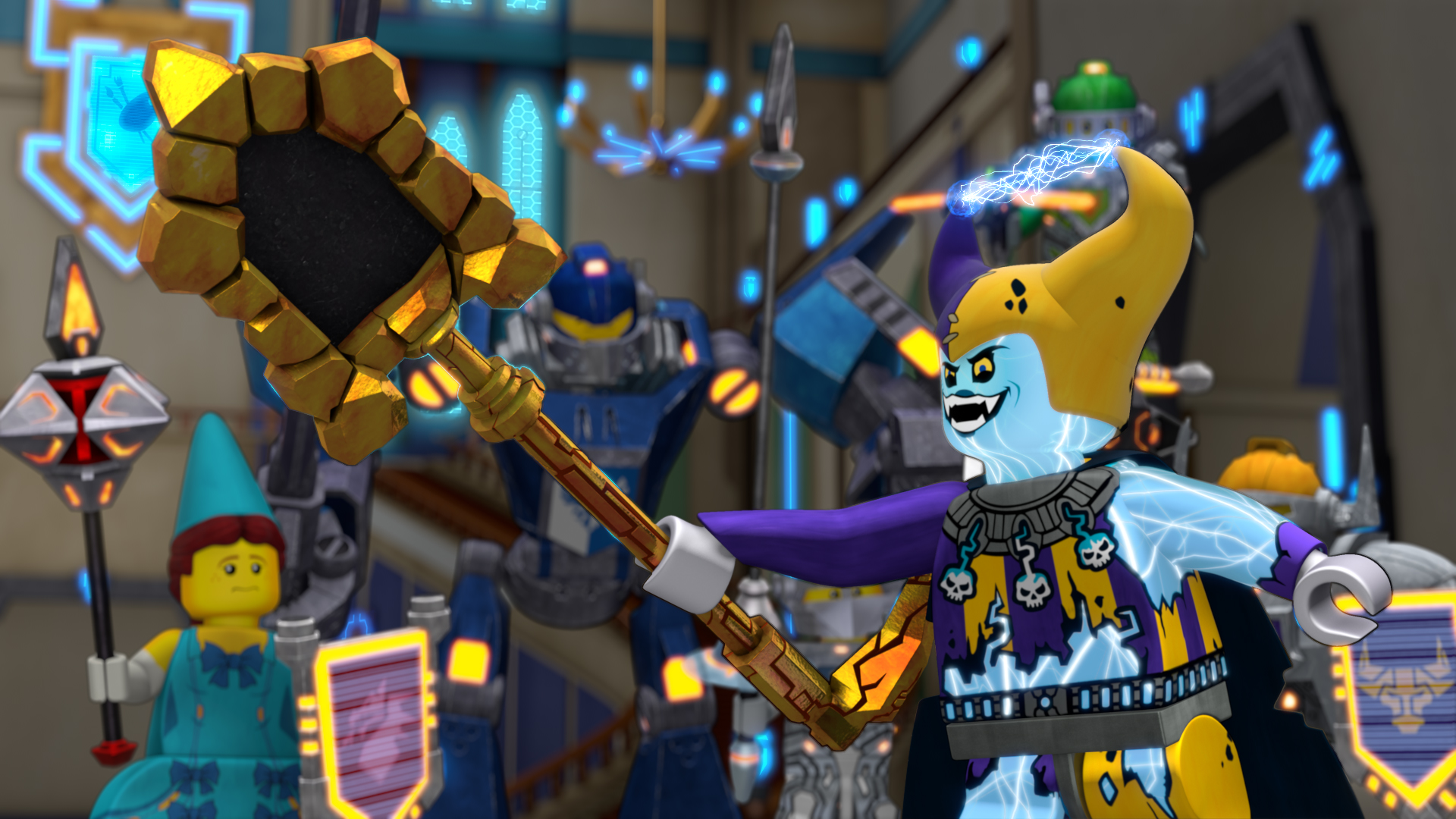 1 Photo - Lego Nexo Knights Season 3 Staff , HD Wallpaper & Backgrounds