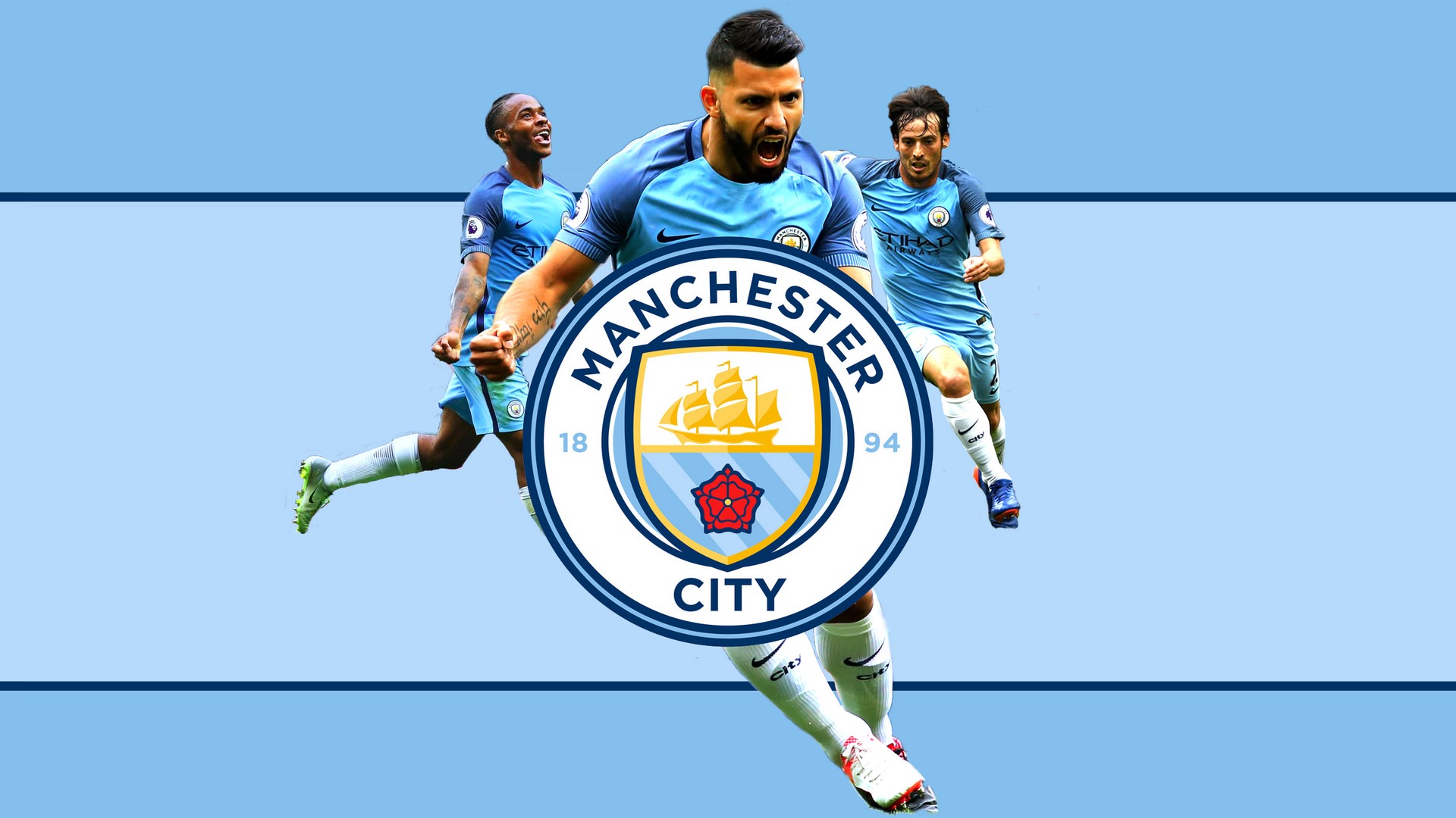 1920x1080 - Manchester City 16 17 , HD Wallpaper & Backgrounds