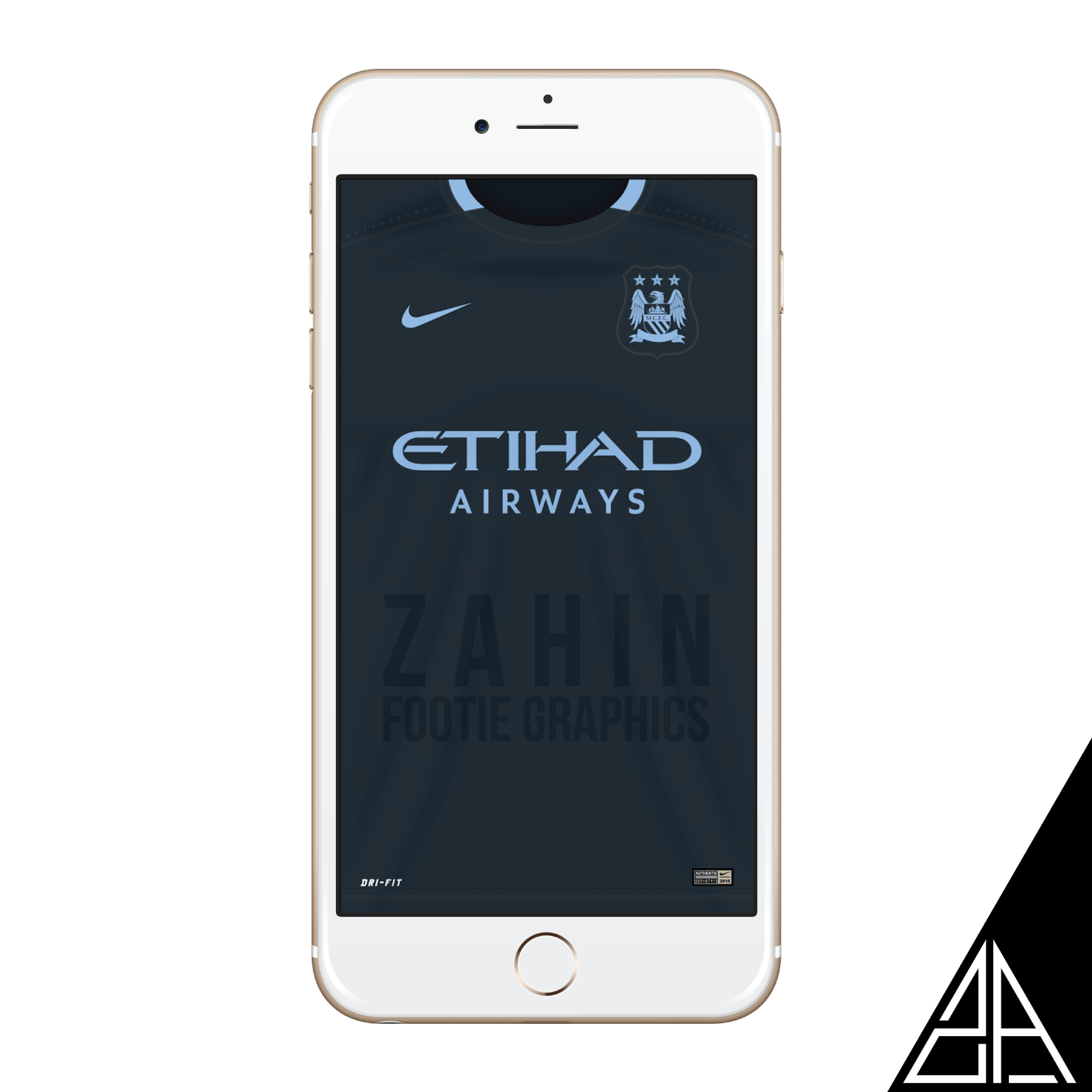 Manchester City Home Wallpaper 2015-16 - Club America Jersey Iphone , HD Wallpaper & Backgrounds