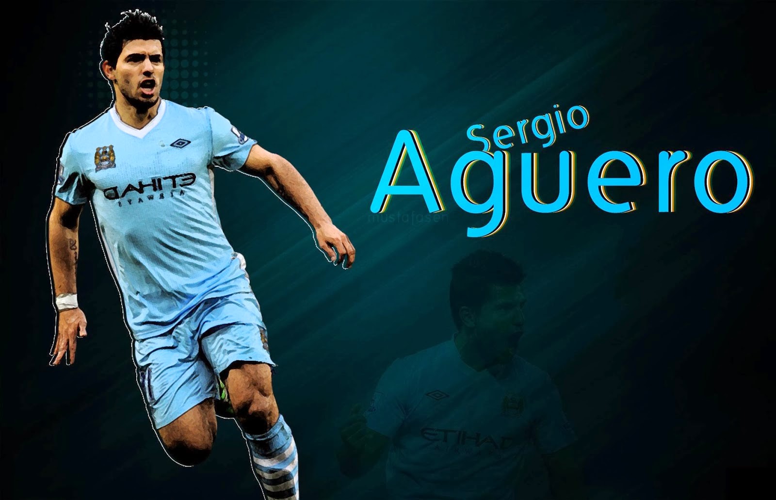 Download Sergio Aguero Wallpapers In Hd For Desktop - Aguero Images Download , HD Wallpaper & Backgrounds
