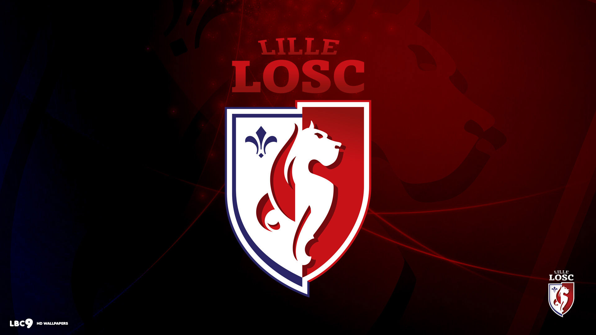 Lille Osc Soccer Club Logo Wallpaper Hd - Lille Fc Wallpaper Hd , HD Wallpaper & Backgrounds