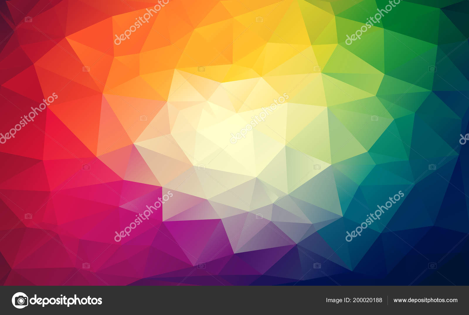 Regenbogen Vektor Wallpaper Stockvektor - Arco Iris Geometrico , HD Wallpaper & Backgrounds