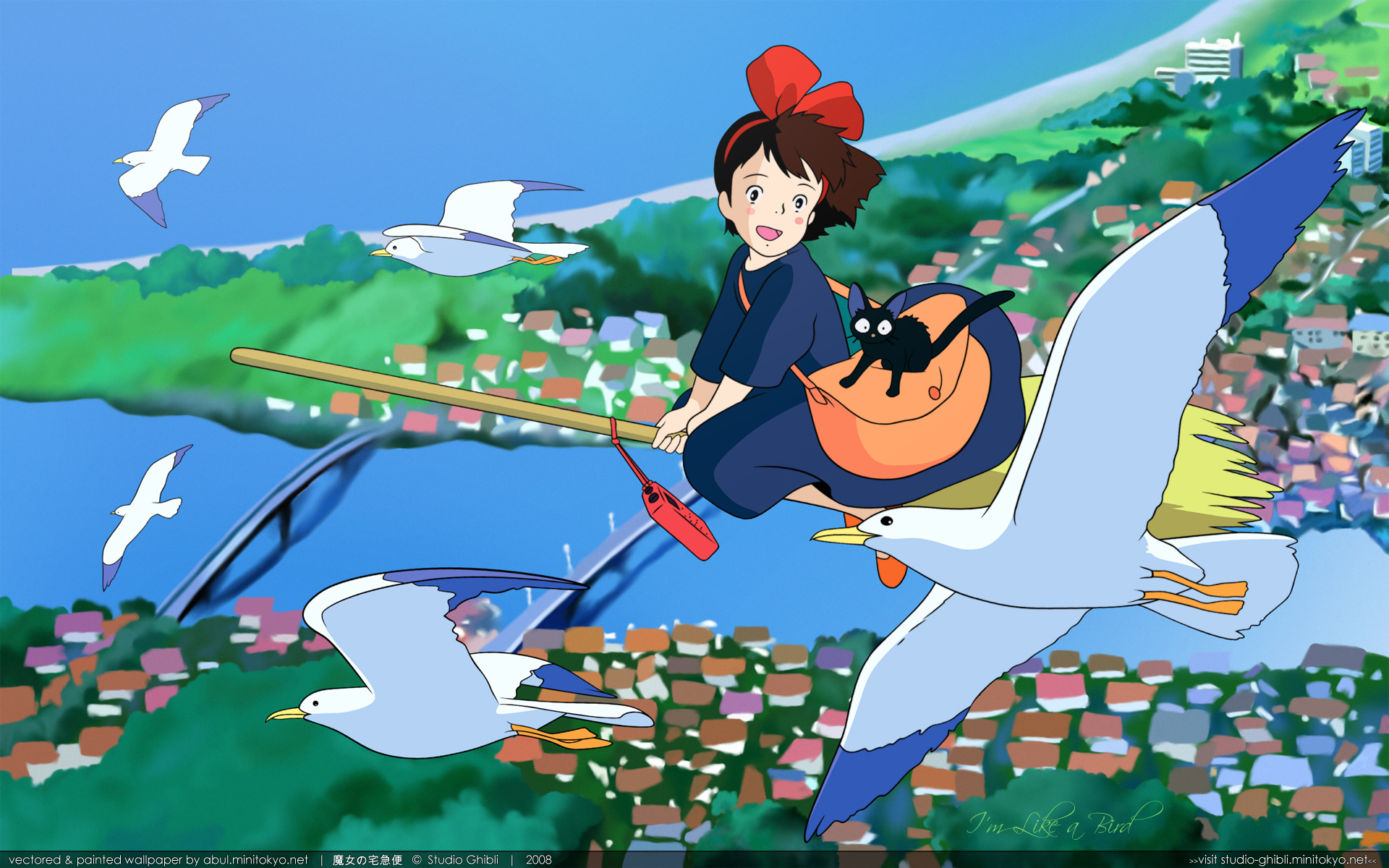 Kiki's Delivery Service Wallpaper , HD Wallpaper & Backgrounds