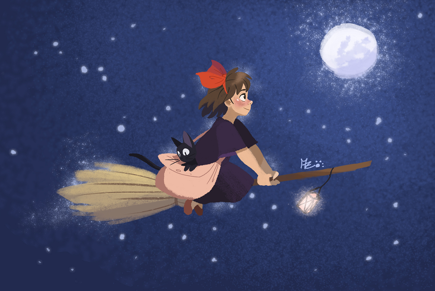 Kiki's Delivery Service Fond D'écran Called Kiki And - Ghibli Wallpapers Kiki Hd , HD Wallpaper & Backgrounds