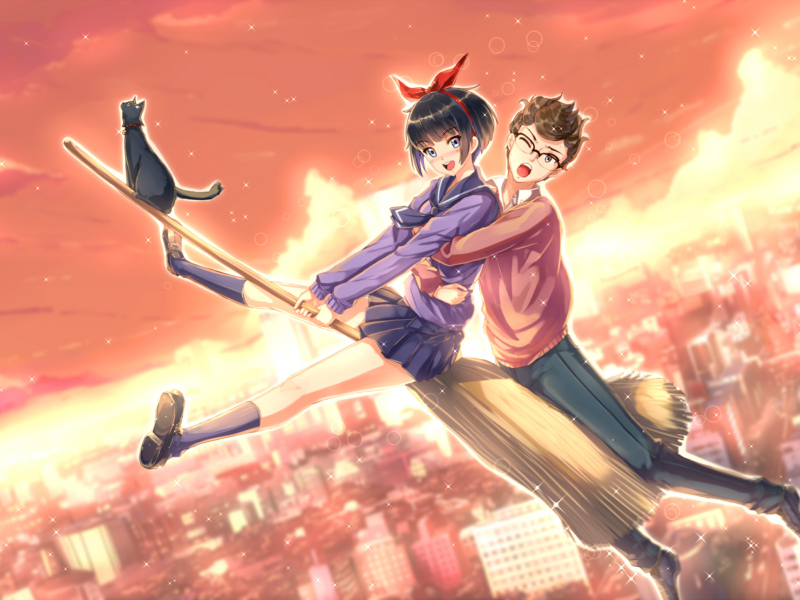 Wallpaper Majo No Takkyuubin Kiki S Delivery Service アオハル かよ 魔女 の 宅急便 Hd Wallpaper Backgrounds Download