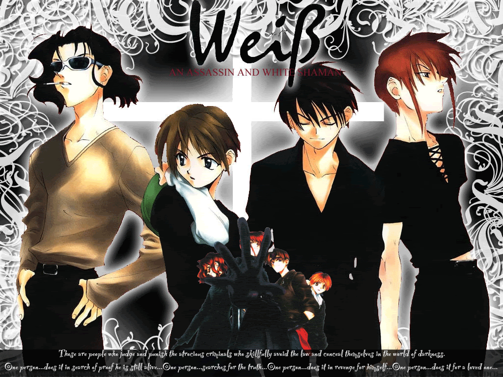 Weiss Kreuz Wallpaper - Cartoon , HD Wallpaper & Backgrounds