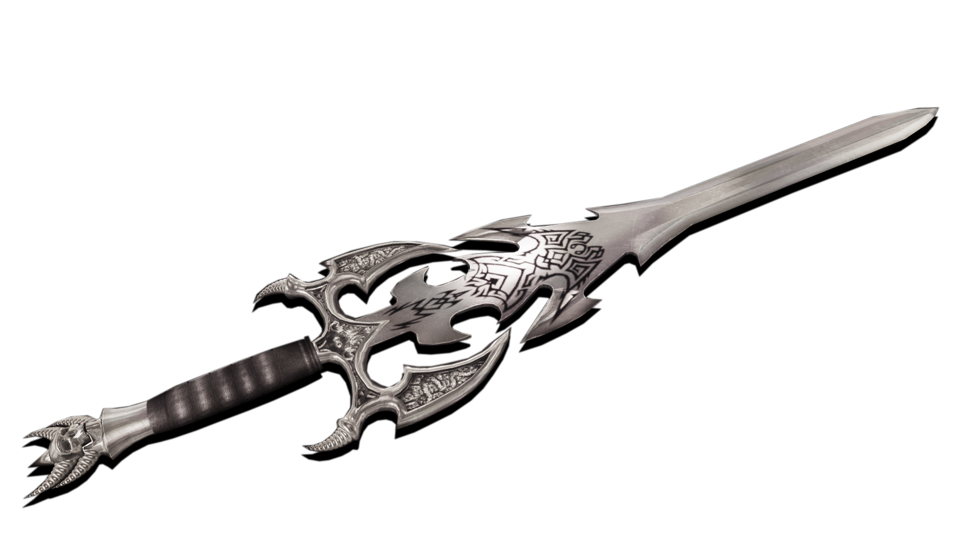 Demon Sword - Skyrim Demon Sword , HD Wallpaper & Backgrounds