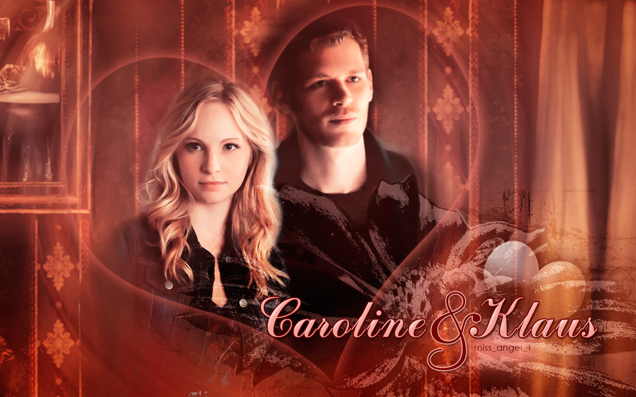 Klaus & Caroline Wallpaper Entitled Klaroline ^^ - Klaus And Caroline Walpaper , HD Wallpaper & Backgrounds