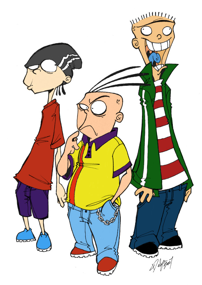 Gangsta Ed Edd N Eddy - Edd Eddy And Ed , HD Wallpaper & Backgrounds