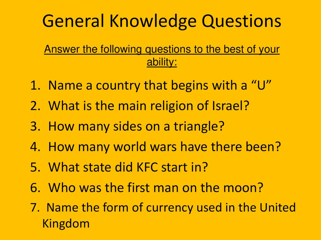 General Knowledge Questions - General Knowledge Of Wars , HD Wallpaper & Backgrounds