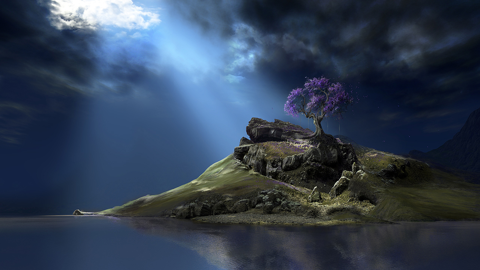 3d Landscape Wallpaper 3d Landscape Hd Wallpaper - Digital Art Landscape 3d , HD Wallpaper & Backgrounds