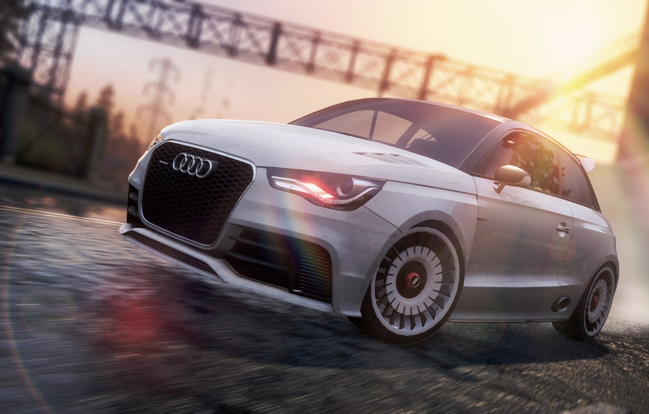 Photo Wallpaper Race, Car, Need For Speed Most Wanted - Nfs Most Wanted 2 Audi , HD Wallpaper & Backgrounds