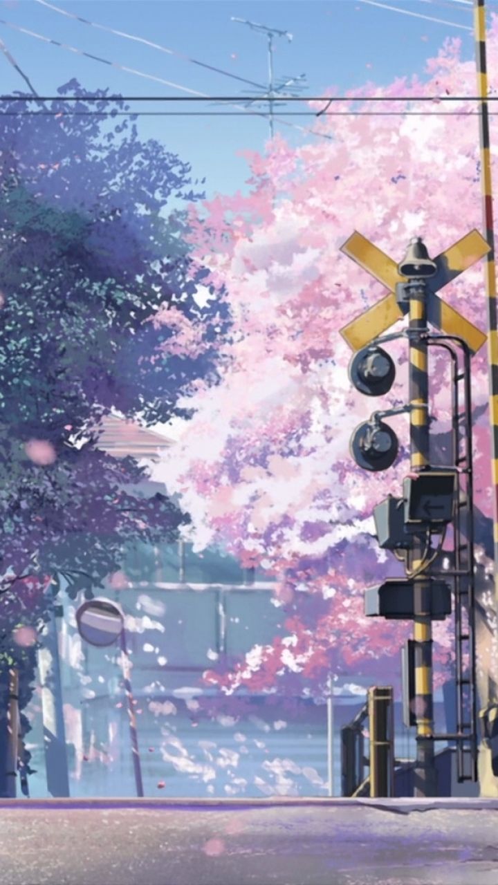 Anime 5 Centimeters Per Second Makoto Shinkai Mobile - Phone 5 Centimeters Per Second , HD Wallpaper & Backgrounds