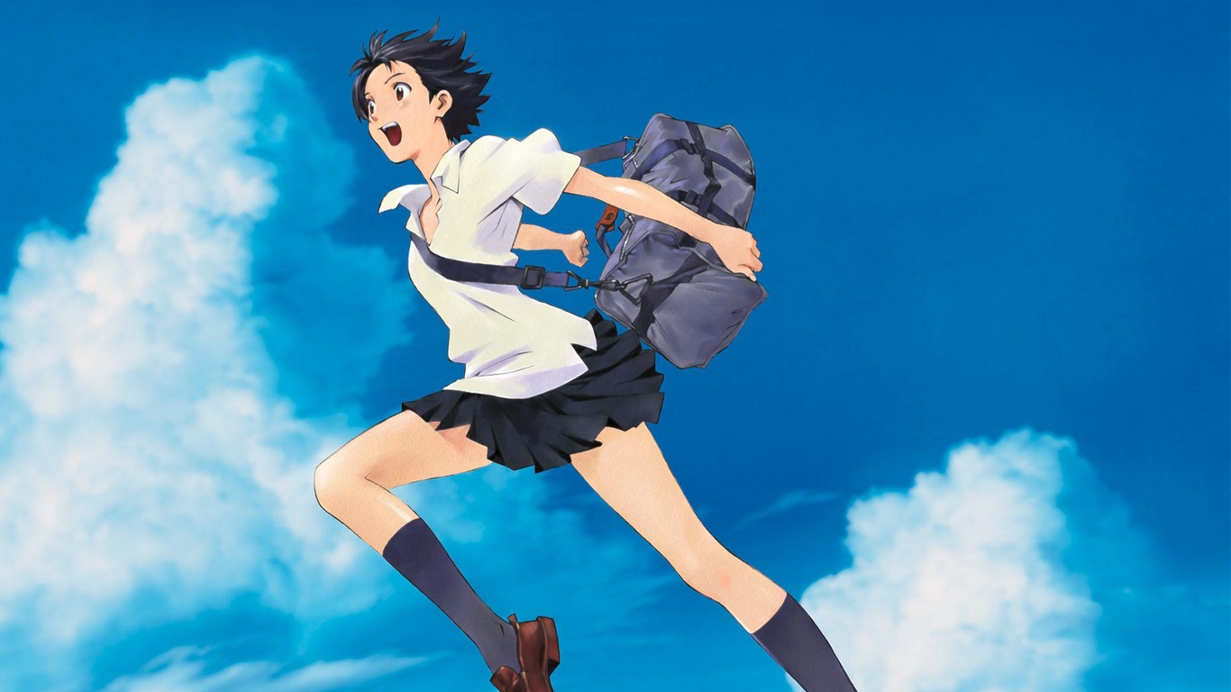 Related Wallpapers Makoto, Girl - Girl Who Leapt Through Time Pose , HD Wallpaper & Backgrounds