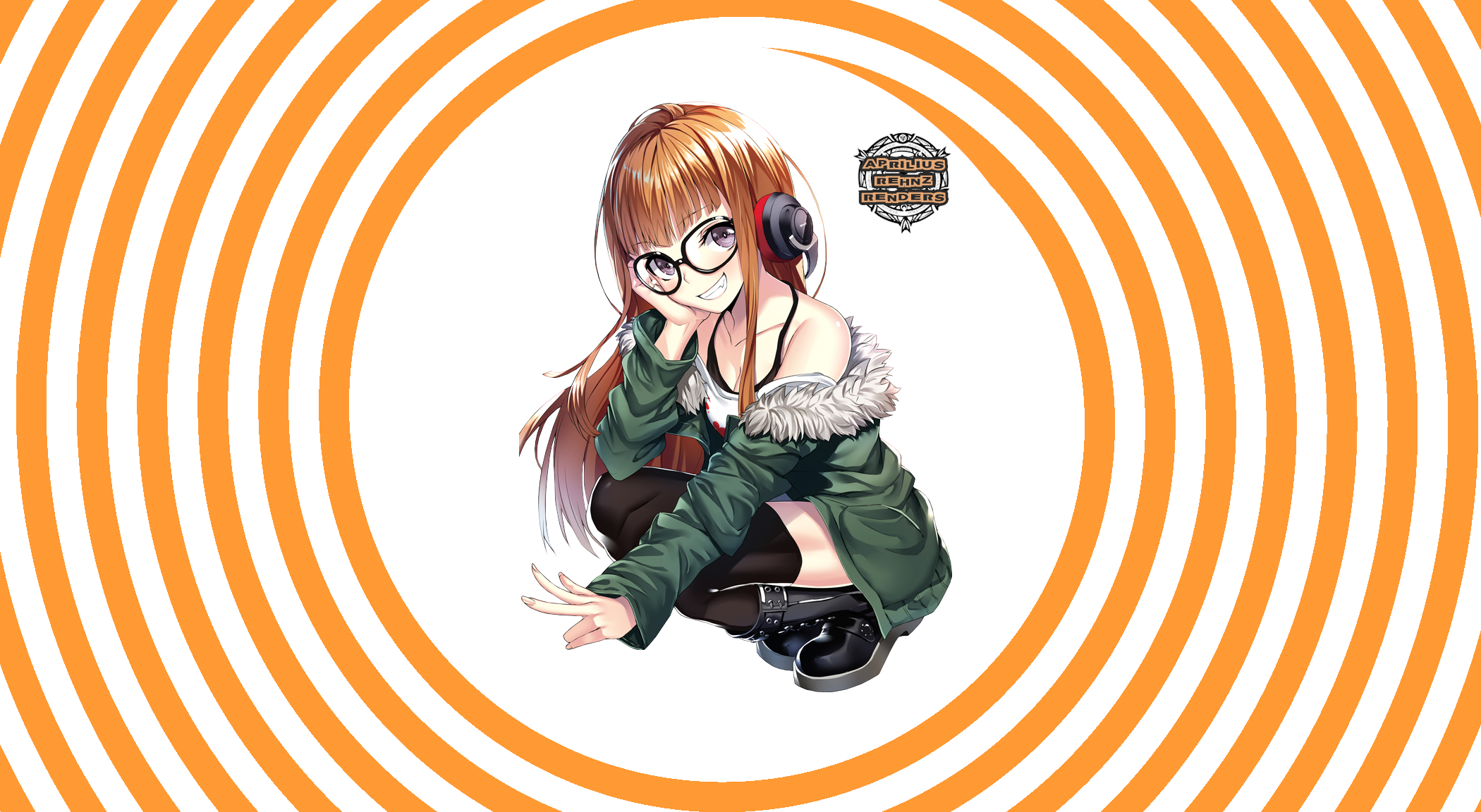 Persona 5 Makoto Wallpaper 2100×1152 - Gamer Girl Anime Character , HD Wallpaper & Backgrounds