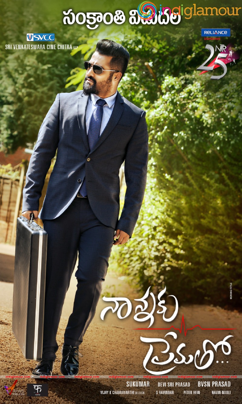 Nannaku Prematho Ntr Movie Poster , HD Wallpaper & Backgrounds