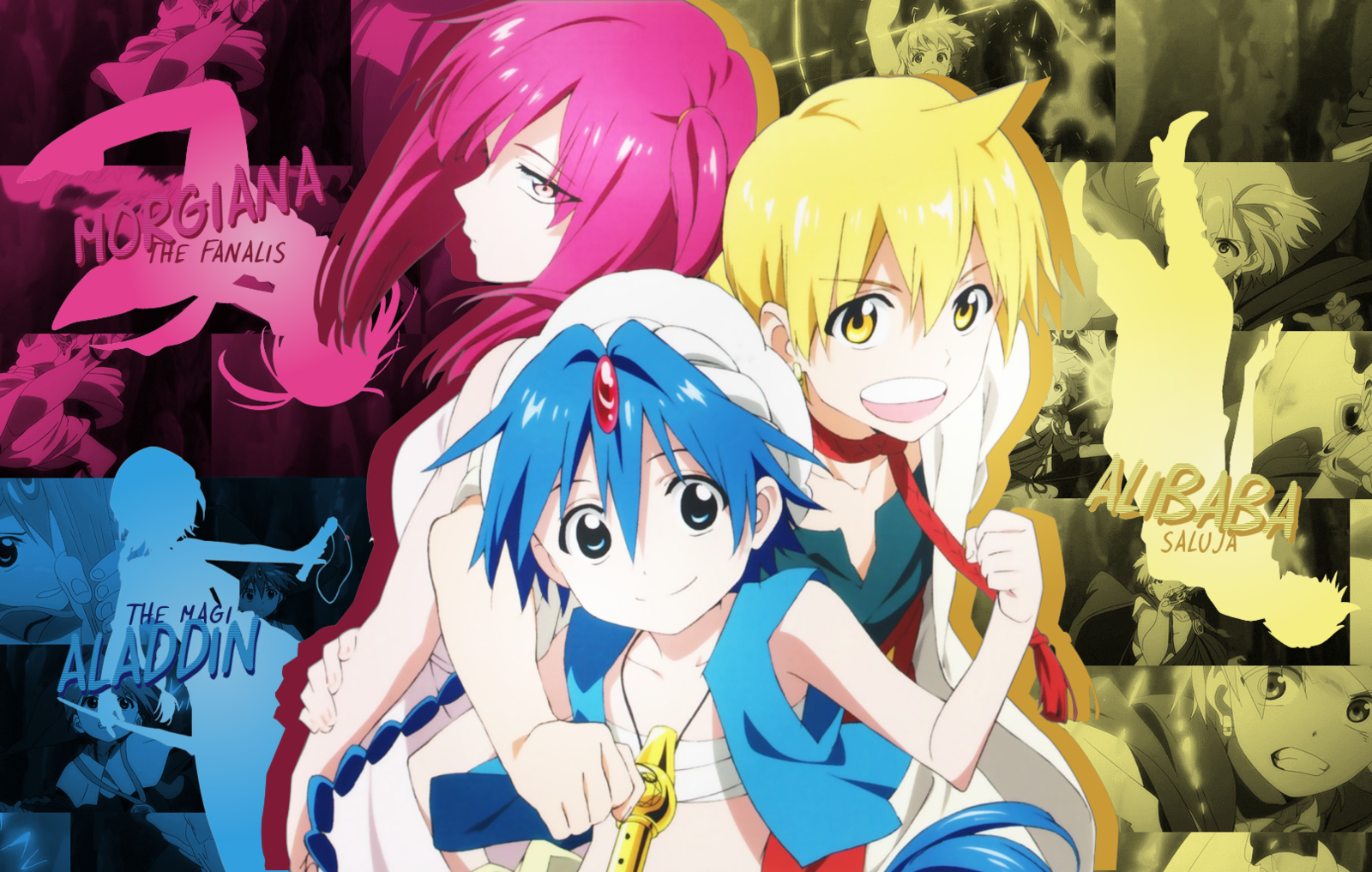 Magi The Labyrinth Of Magic , HD Wallpaper & Backgrounds