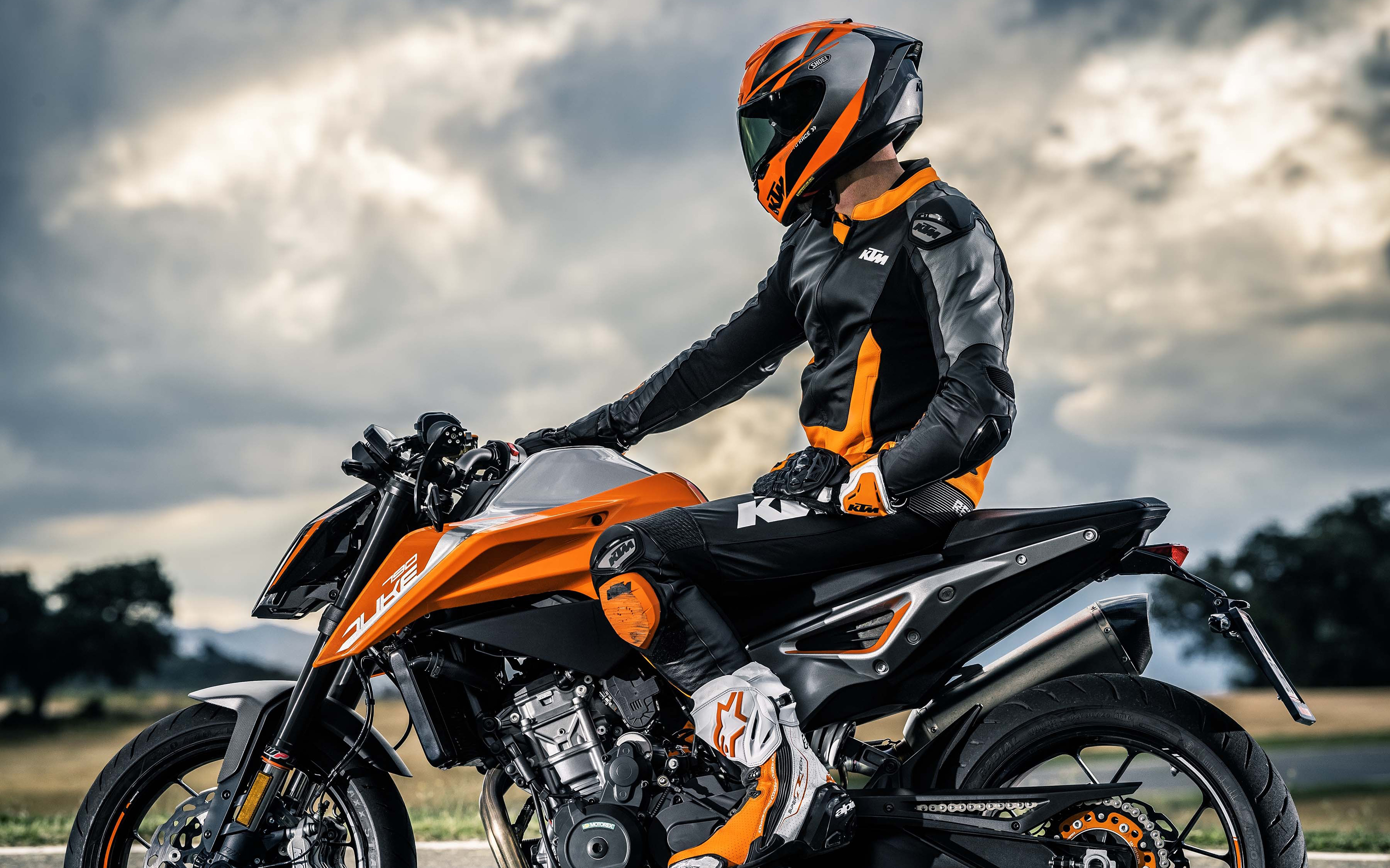 4k, Ktm 790 Duke, Rider, 2019 Bikes, Sportsbikes, Superbikes, - Ktm 790