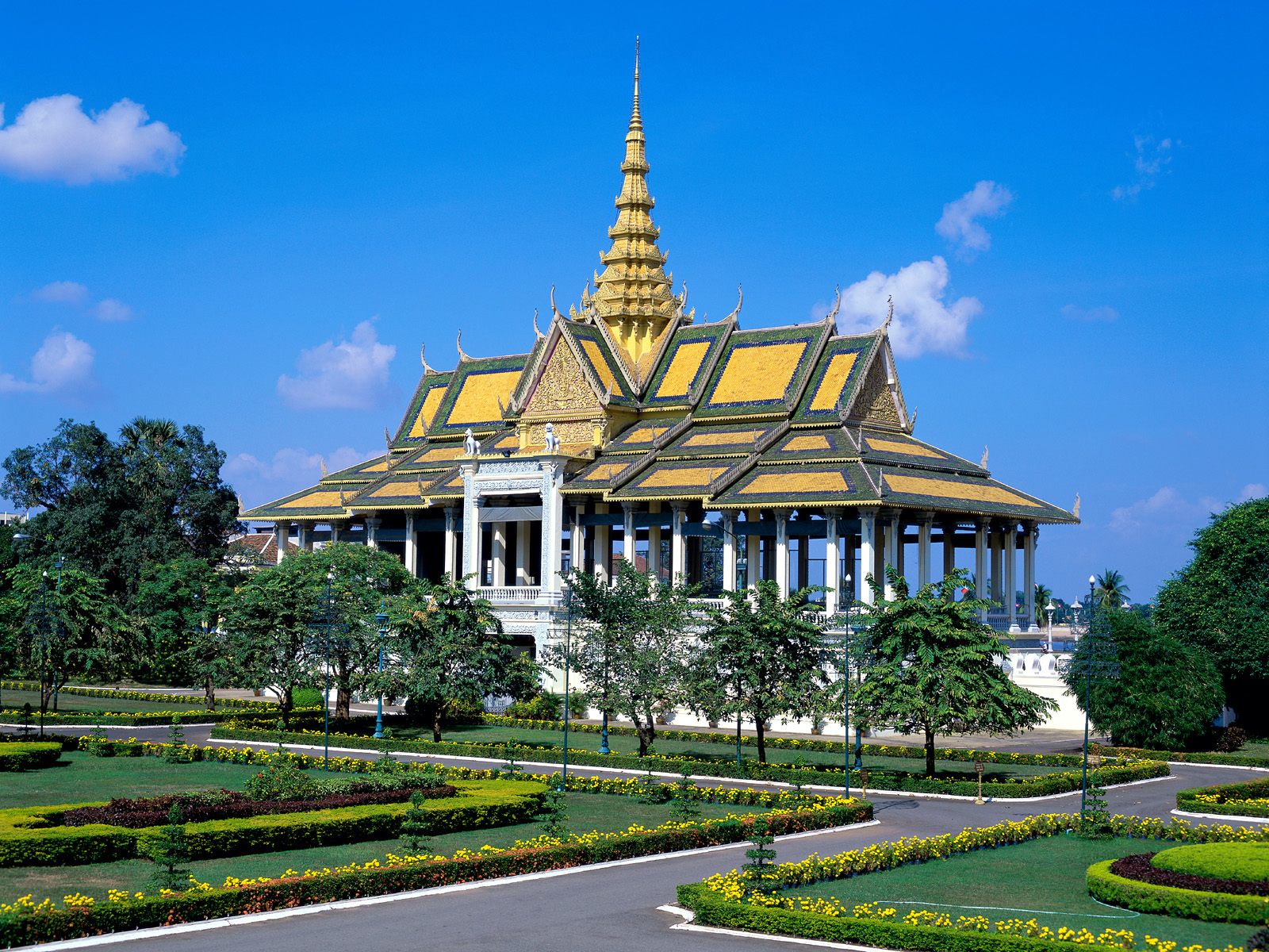 Chan Chaya Pavilion, Royal Palace, Phnom Penh, Cambodia - Royal Palace , HD Wallpaper & Backgrounds