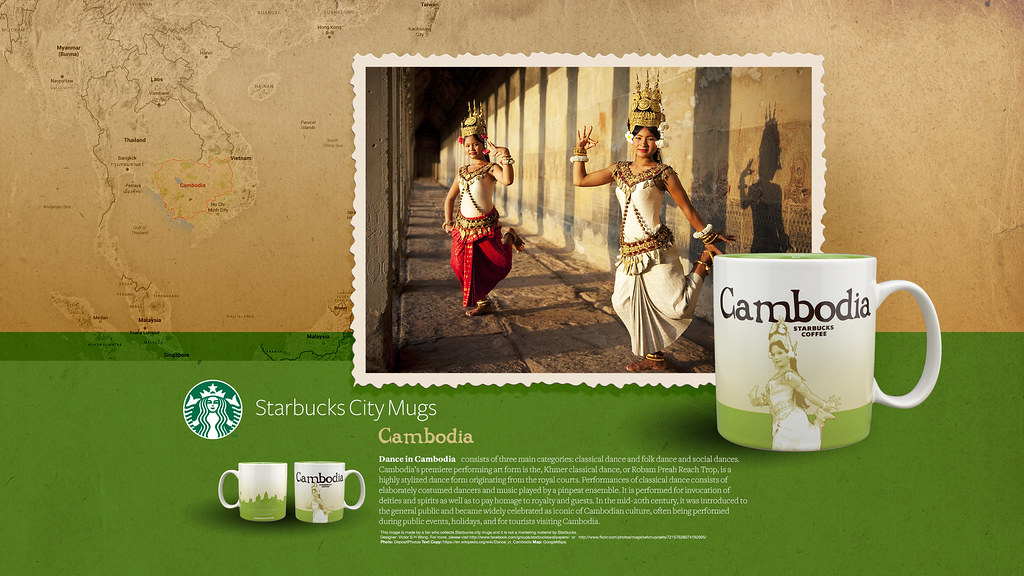Starbucks City Mug Cambodia Desktop Wallpaper - Starbucks City Mugs France , HD Wallpaper & Backgrounds