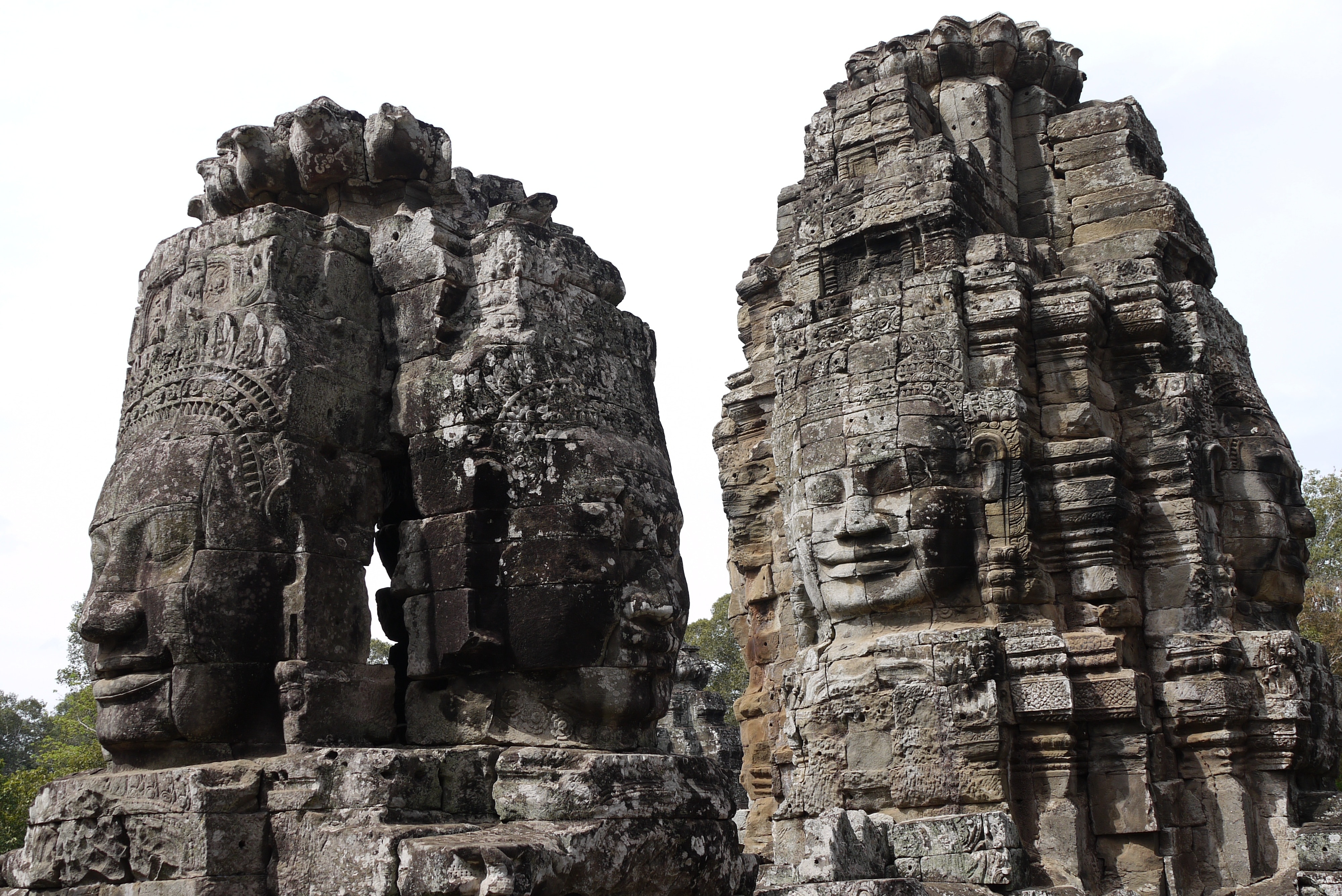 Bayon, Siem Reap, Angkor Wat, Cambodia, Travel Destinations, - Angkor Thom , HD Wallpaper & Backgrounds