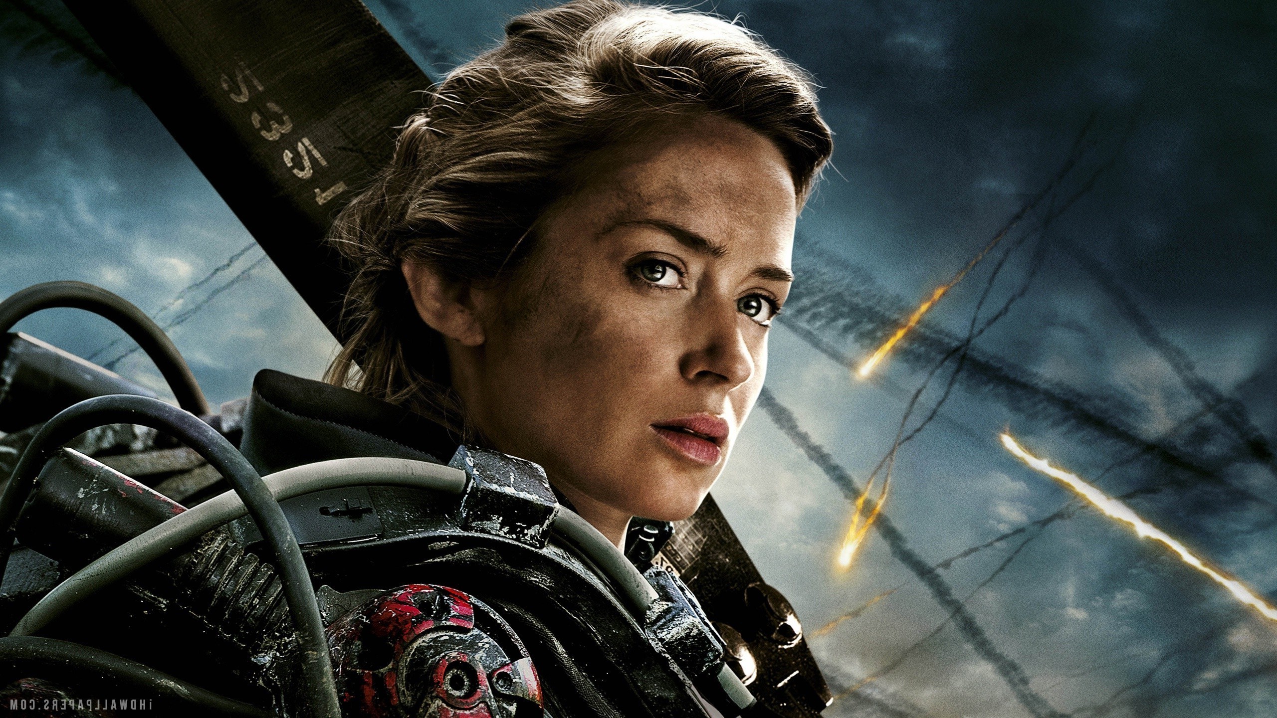 Emily Blunt Edge Of Tomorrow Wallpaper And Background - Emily Blunt , HD Wallpaper & Backgrounds
