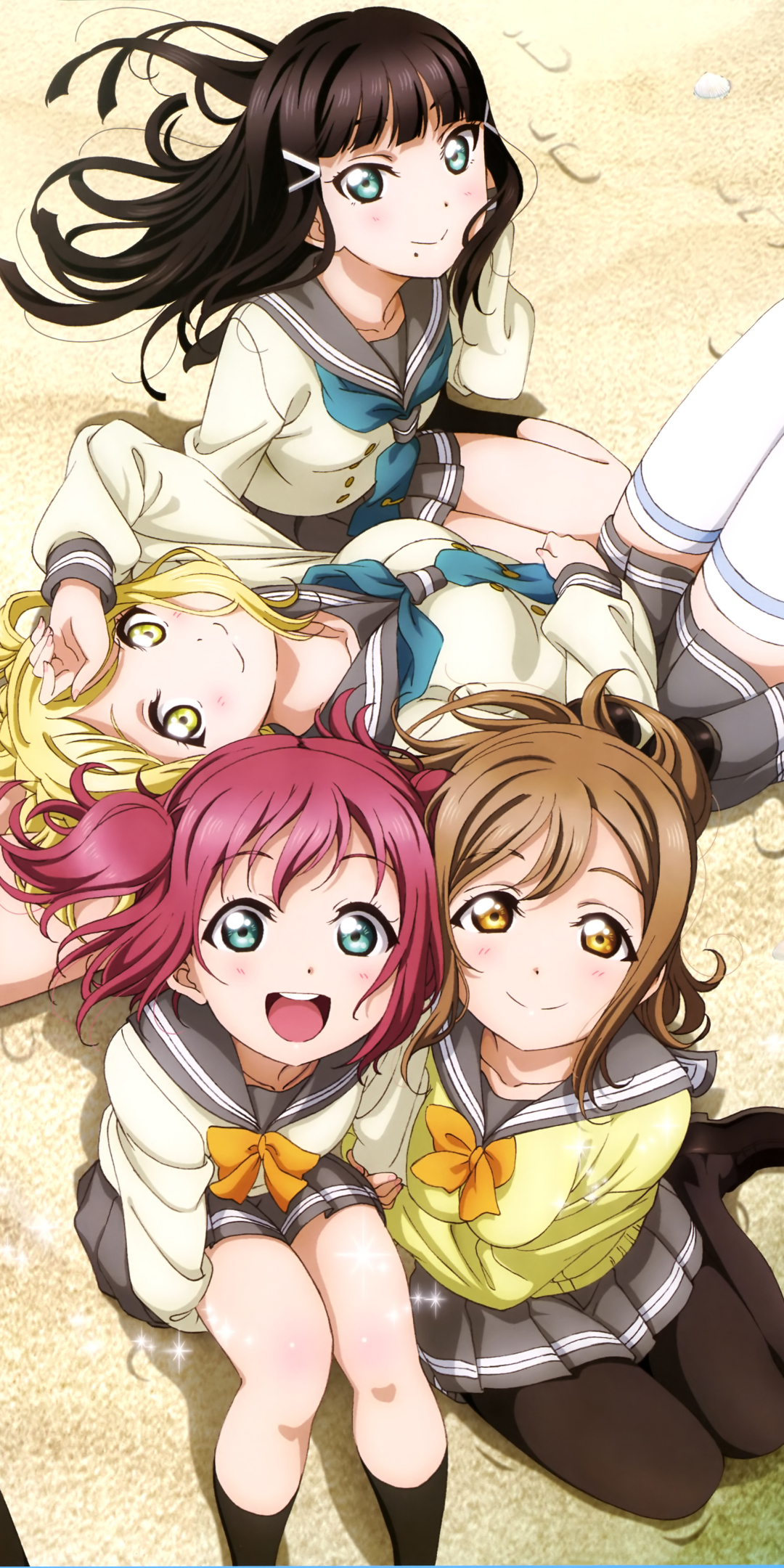 Anime / Love Live Sunshine Mobile Wallpaper - Love Live Sunshine Phone , HD Wallpaper & Backgrounds