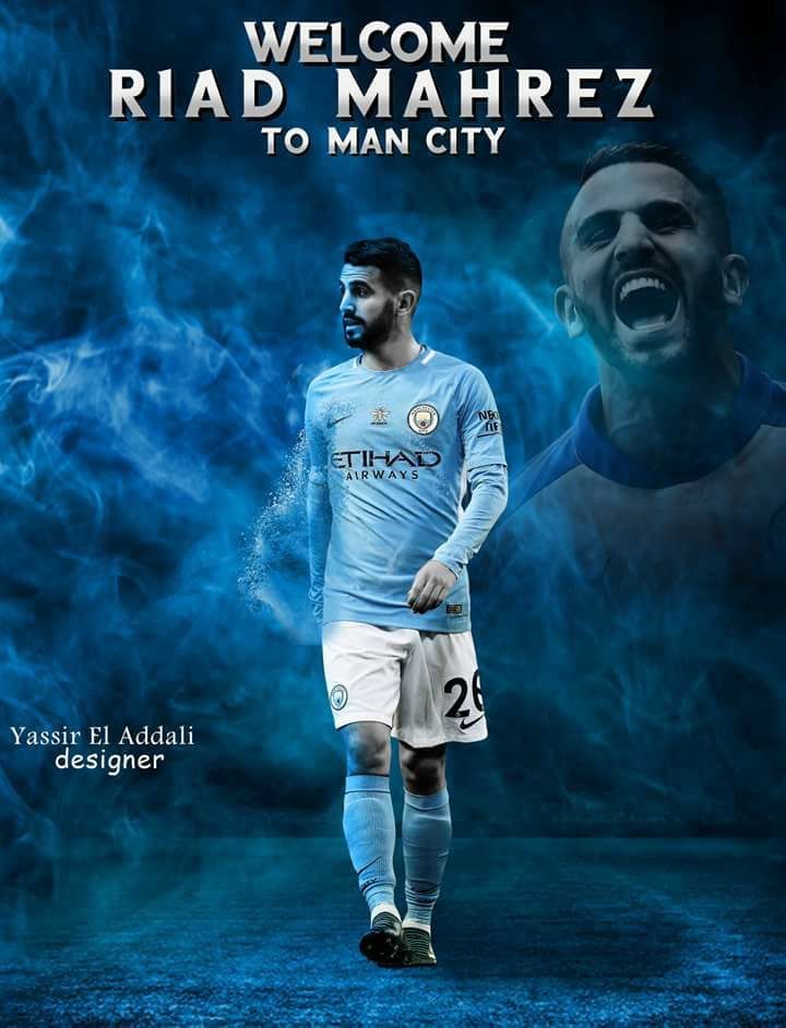 Riyad Mahrez City Wallpaper Manchester City Hs Football